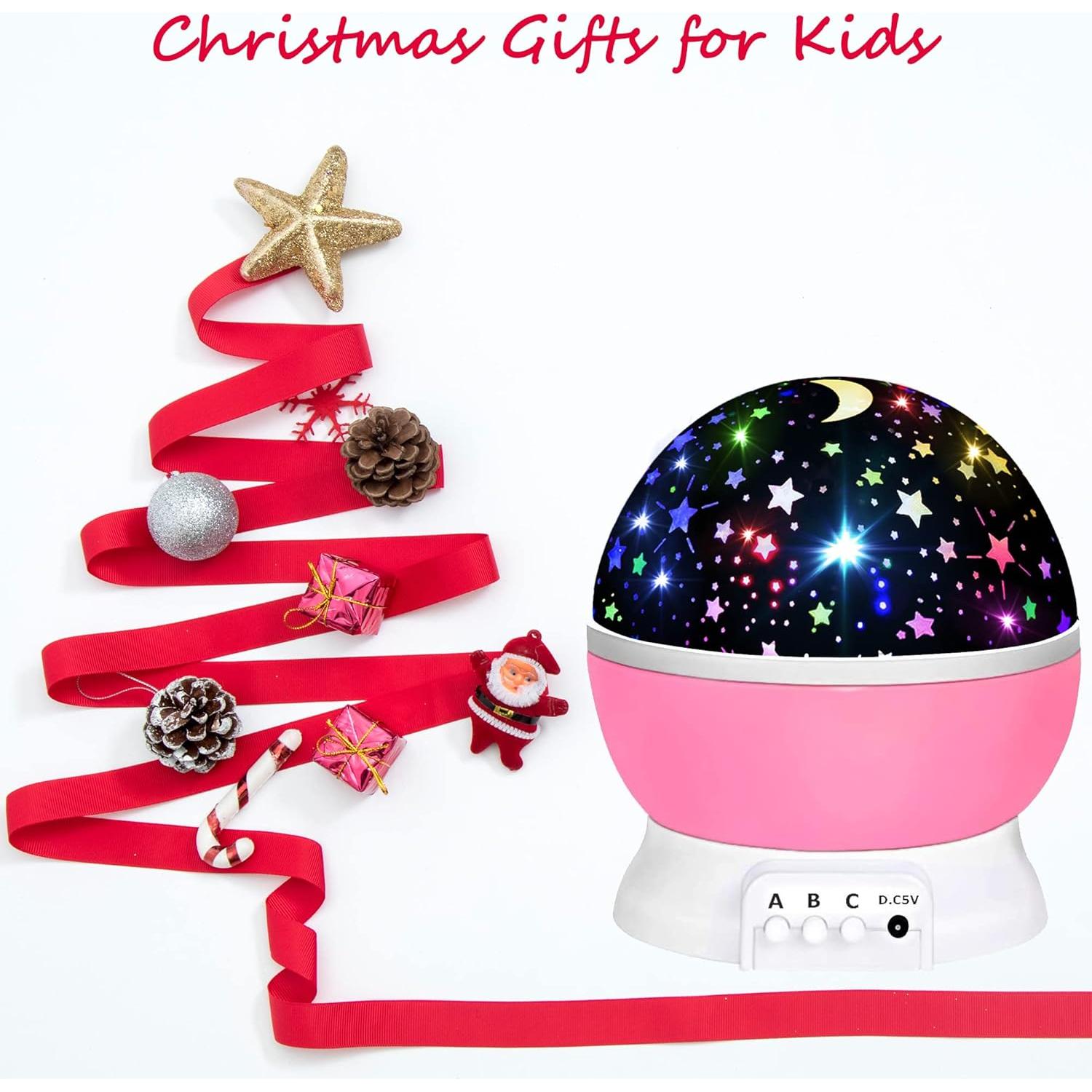 Proyector de Estrellas HONGID Rosa Luz Nocturna 12.7cm