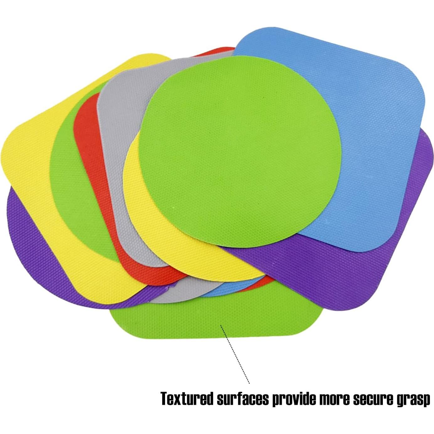 Jar Opener Kit, 5 in 1 Multi Function Can Opener, 4 in 1 Bottle Opener with Non Slip Rubber Jar Gripper Pad for Arthritis Weak Hands