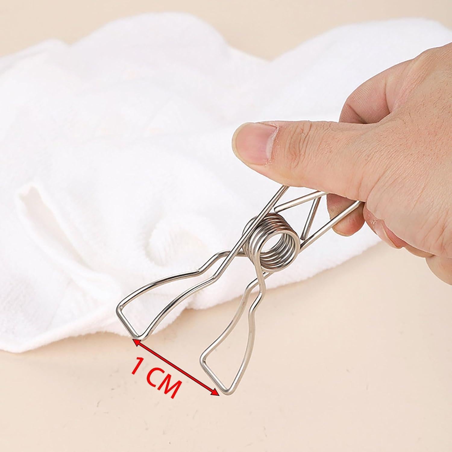 Clips de Acero Inoxidable YIKANGHENG 40 Pcs 4.3 cm