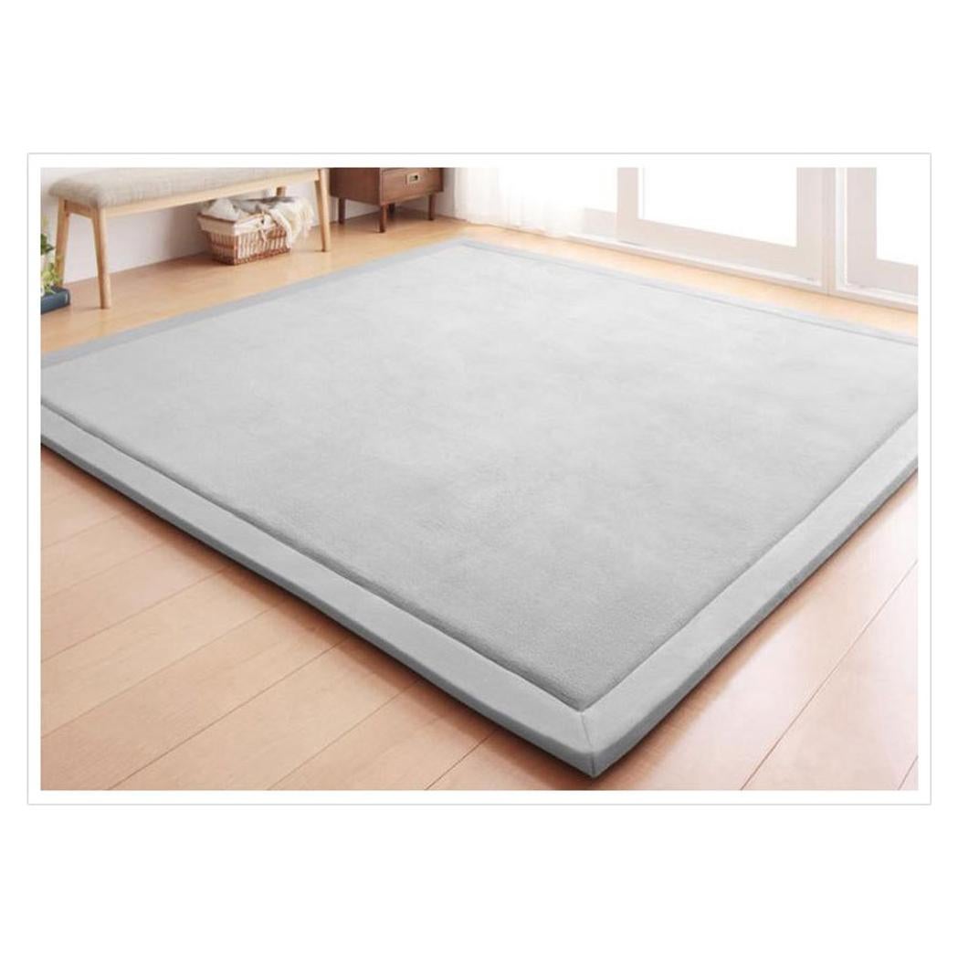 Alfombra de Guardería Loartee 1,50m Antideslizante Gris