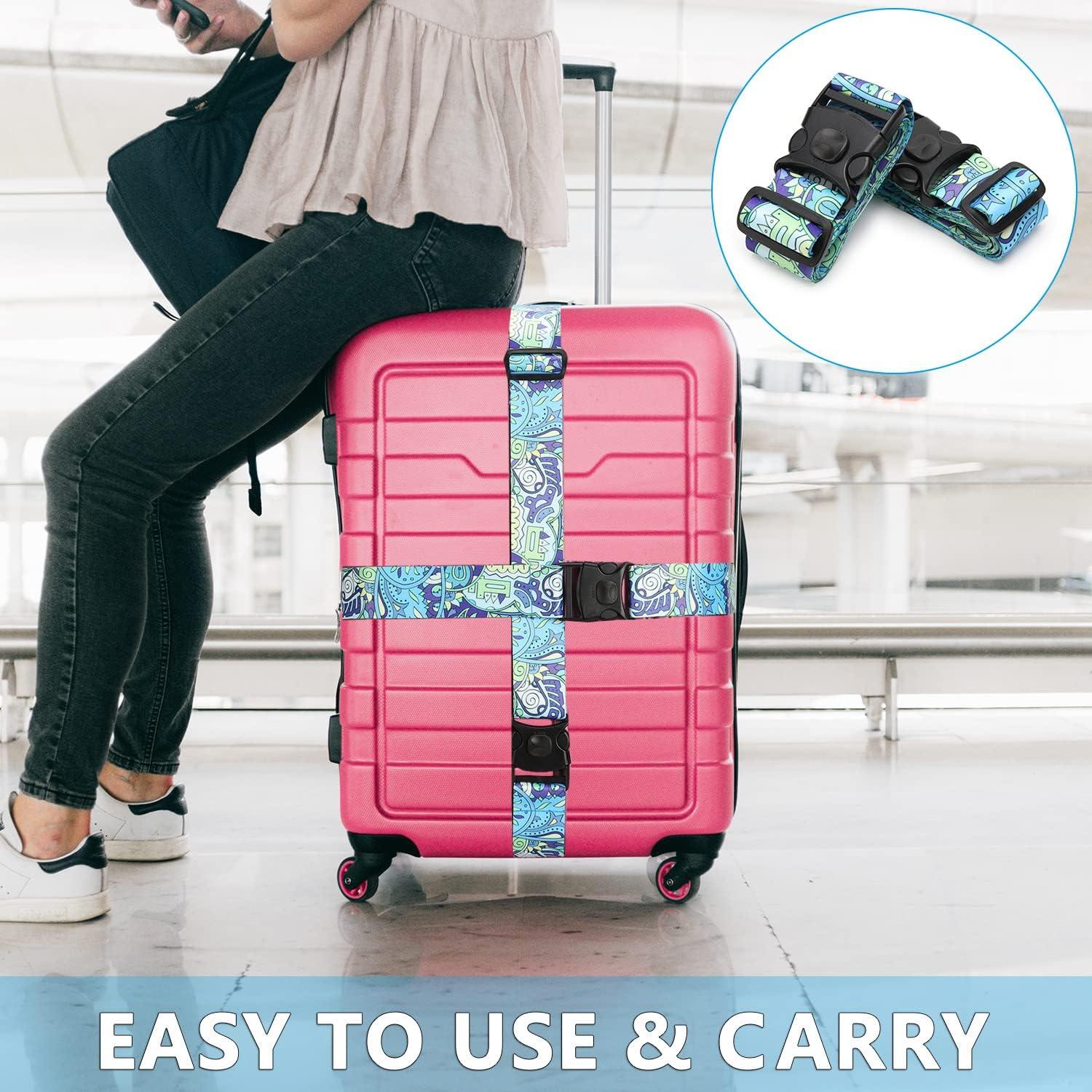 Correas Ajustables para Maletas GARDIGER 190cm x 5cm - 2 Unidades