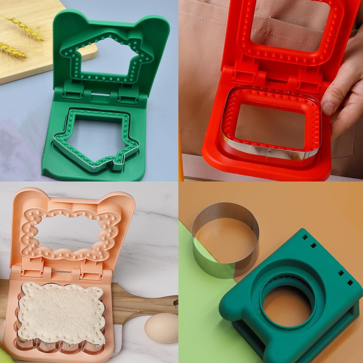 Cortador y Sellador de Sándwich Cuadrado Xstronq Verde 16x12cm