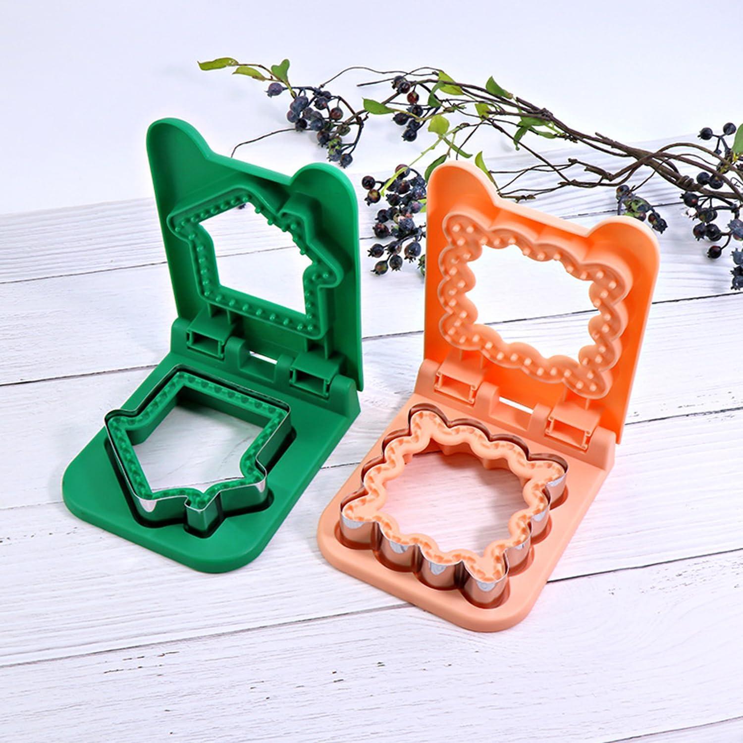 Cortador y Sellador de Sándwich Cuadrado Xstronq Verde 16x12cm