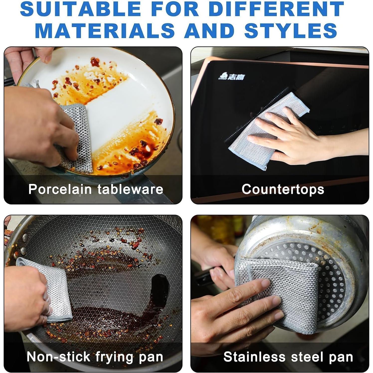 Trapo de Lavado de Platos Zpallmeo 10 Unidades Sin Rayones