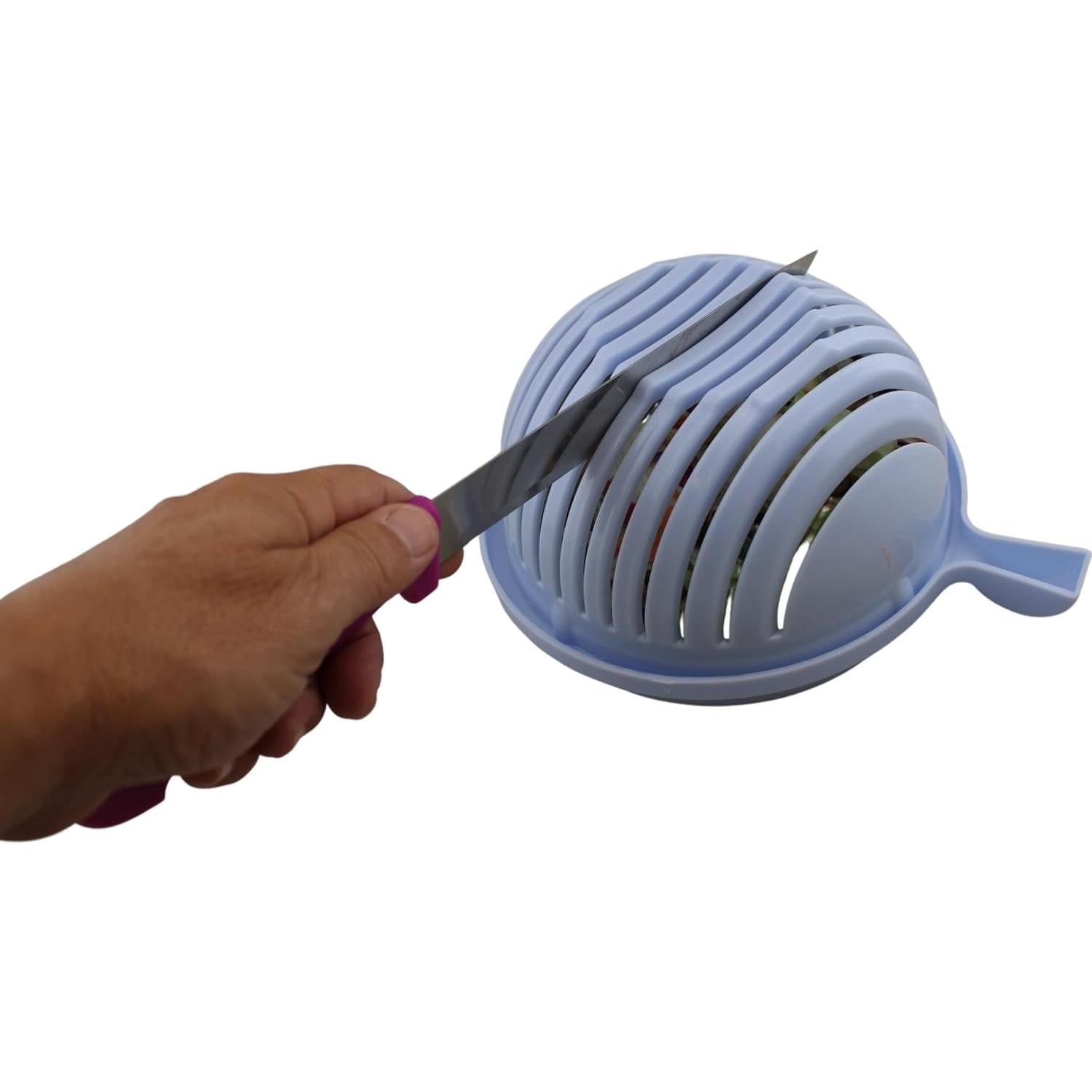 Cortador de Ensalada Multifuncional Dependable 22.2x18.4cm Azul