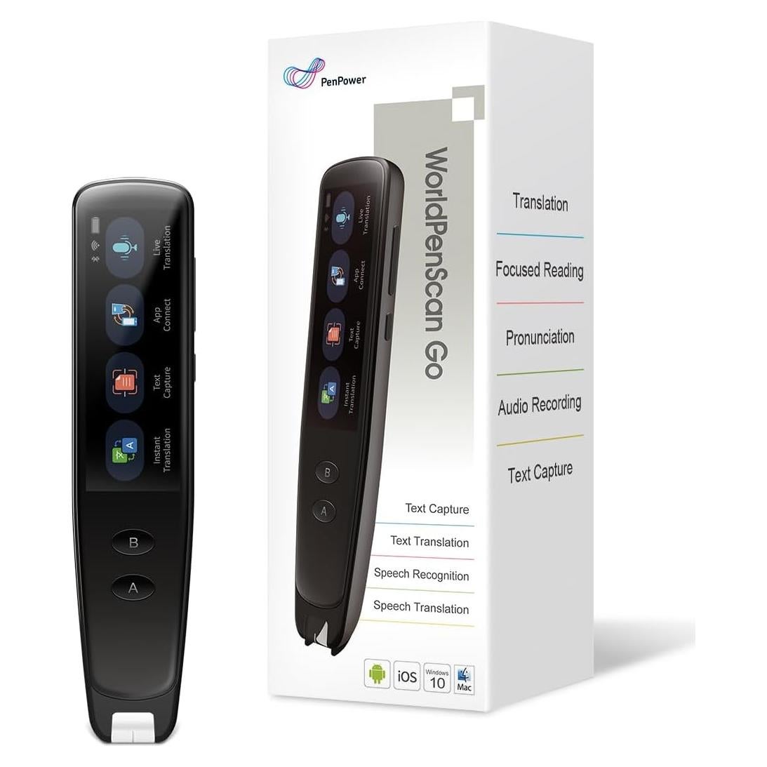 Lápiz de Traducción PenPower WorldPenScan Go - Escaneo y Audio