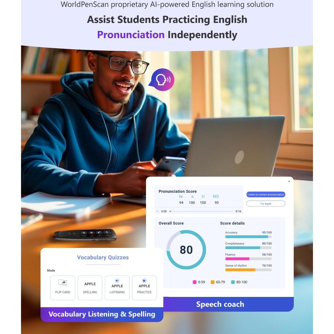 Lápiz de Traducción PenPower WorldPenScan Go - Escaneo y Audio