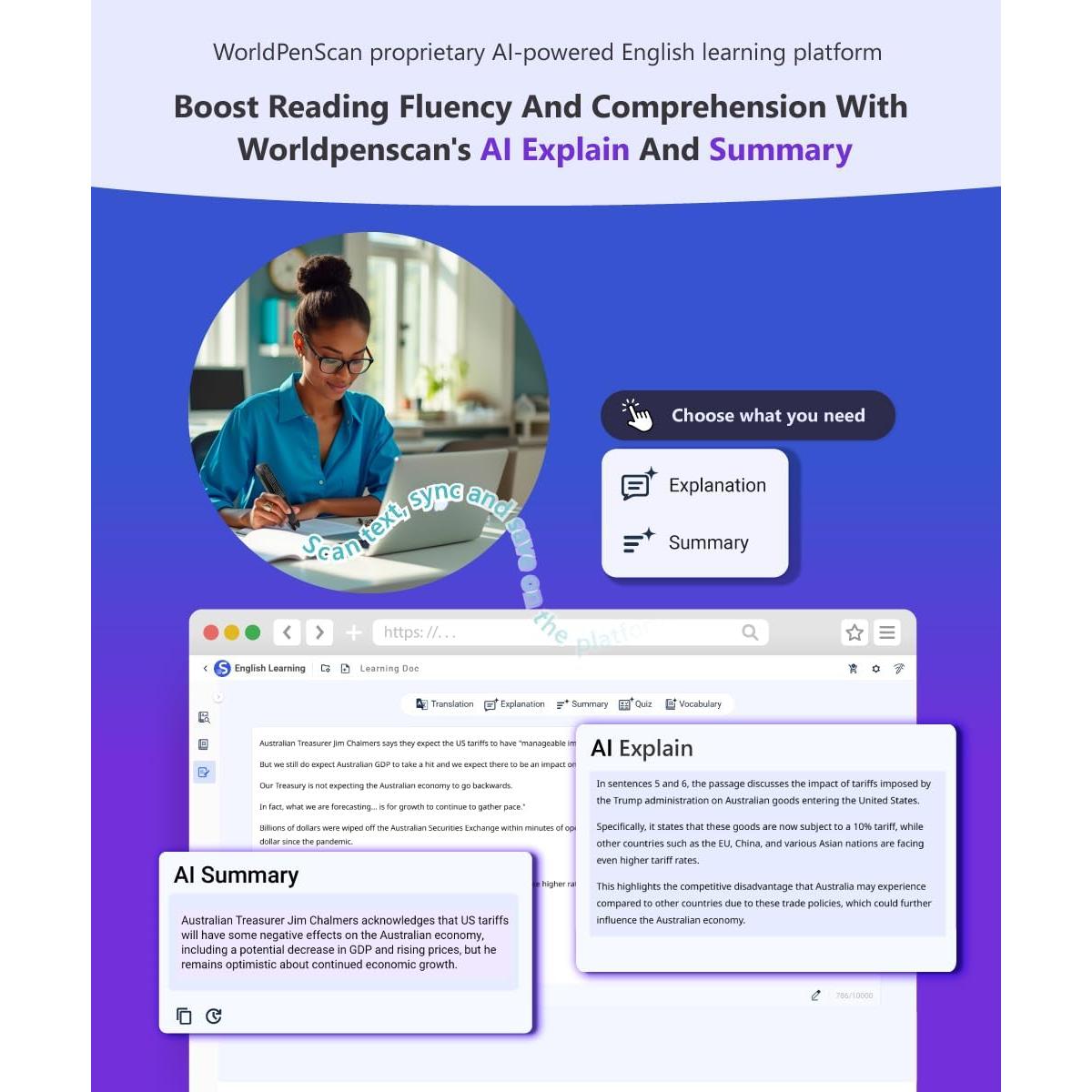 Lápiz de Traducción PenPower WorldPenScan Go - Escaneo y Audio