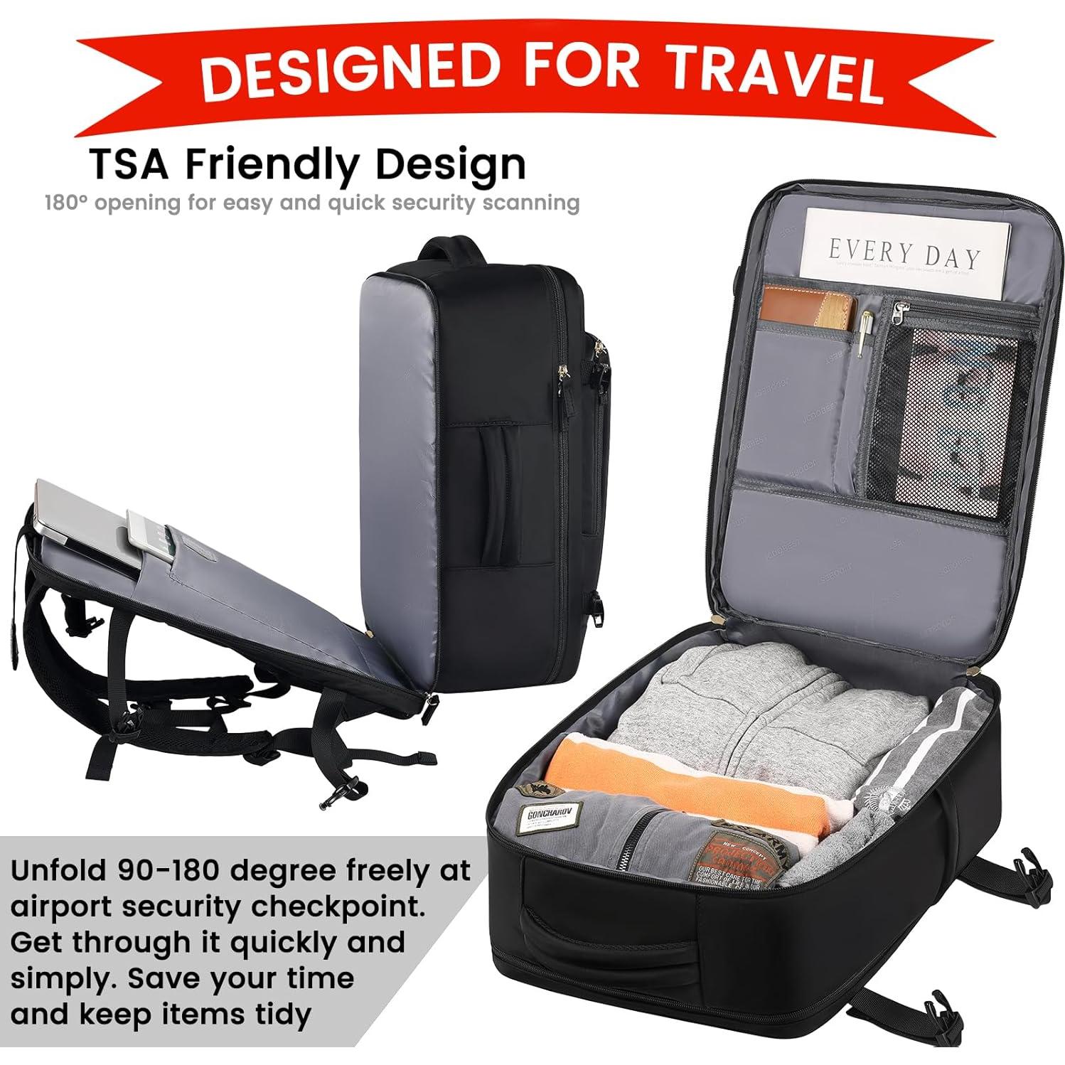 Mochila de viaje Antirrobo para Laptop 15.6" Negra