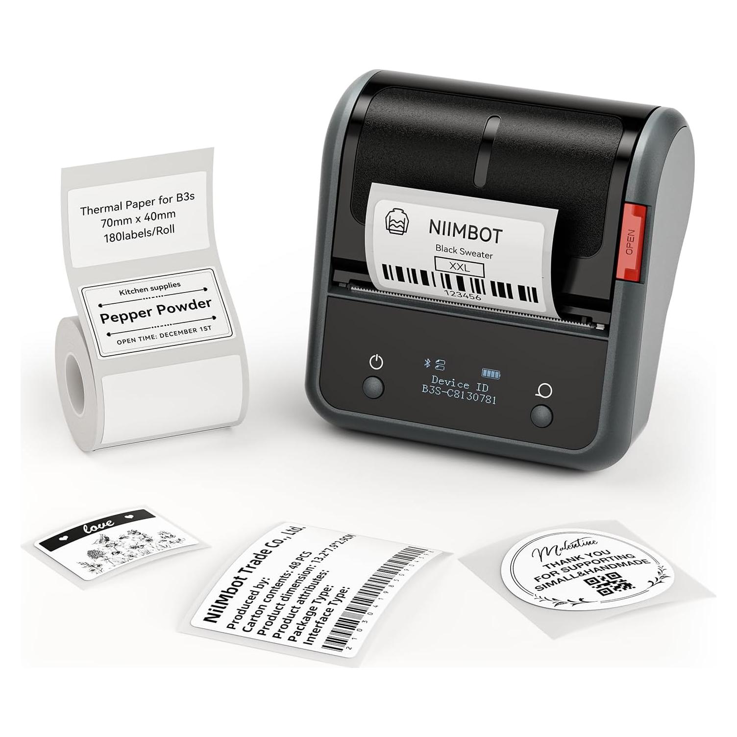 Impresora Térmica de Etiquetas NIIMBOT B3S Bluetooth 2200mAh