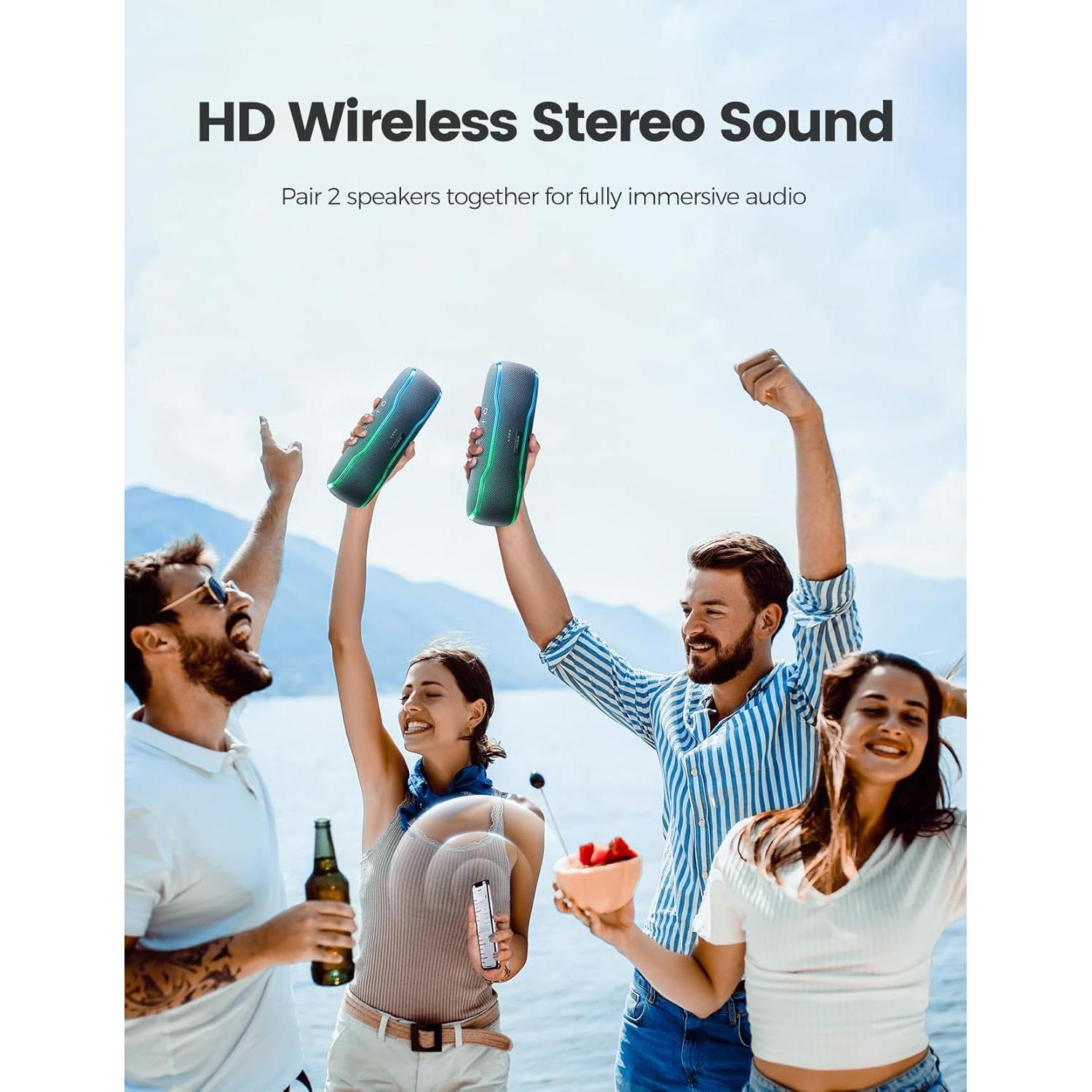 Altavoz Bluetooth Portátil ERKEI SEHN Beat Boom 25W IPX7