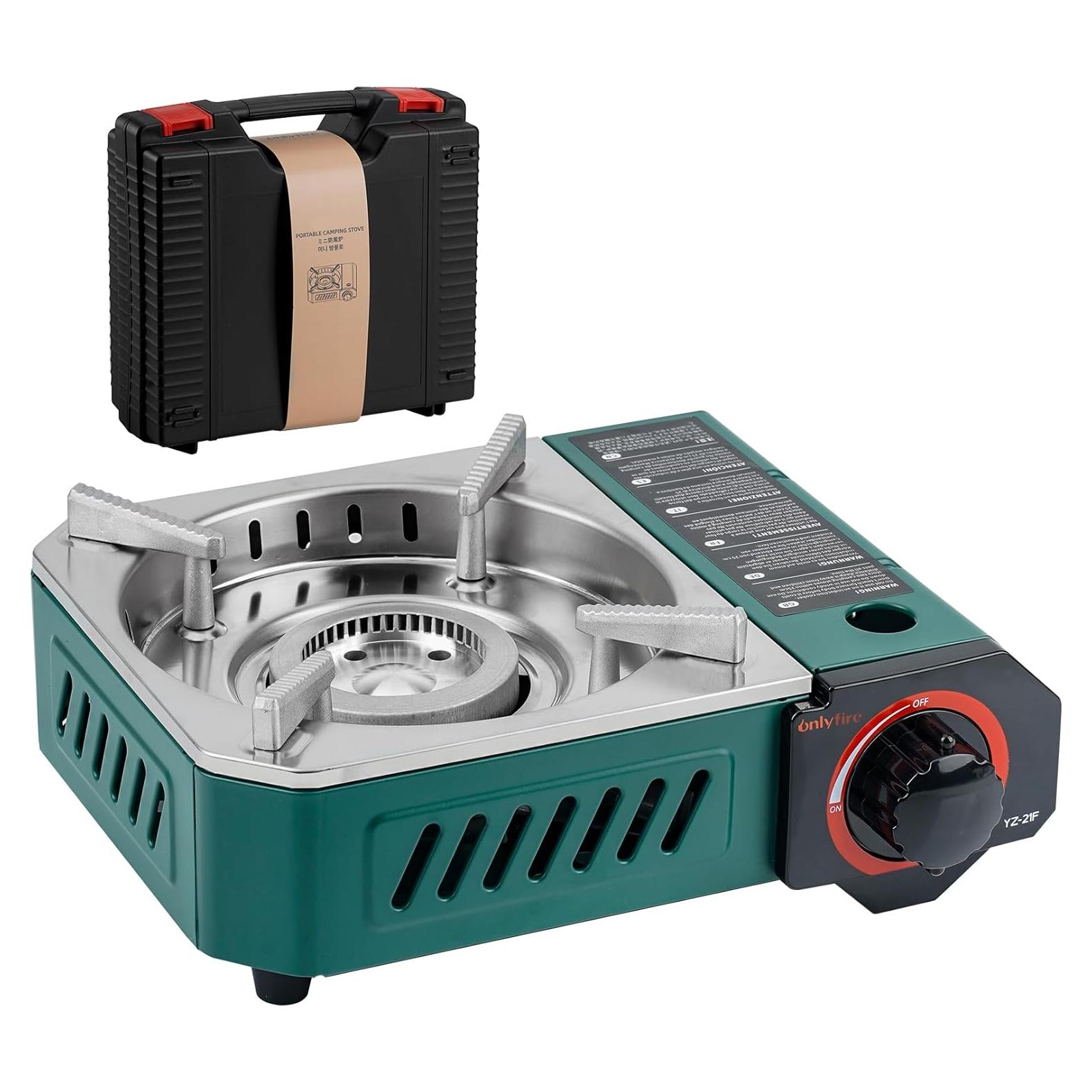 Estufa de Butano Portátil Onlyfire GS348 con Funda de Transporte