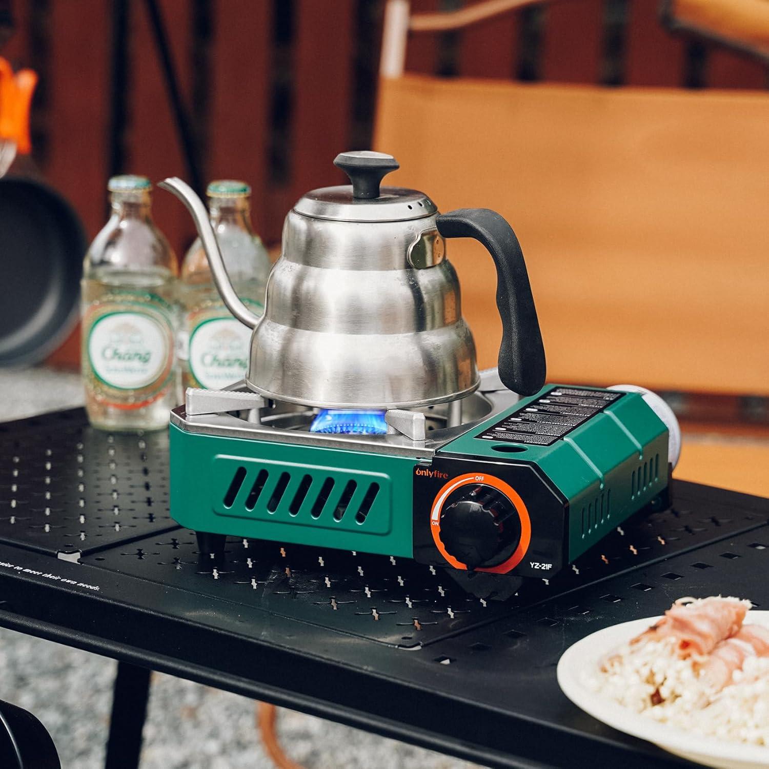 Estufa de Butano Portátil Onlyfire GS348 con Funda de Transporte