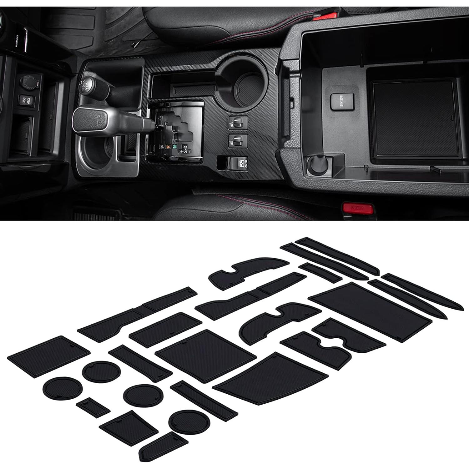 Kit de Inserciones para Portavasos y Consola Toyota 4Runner 2010-2024