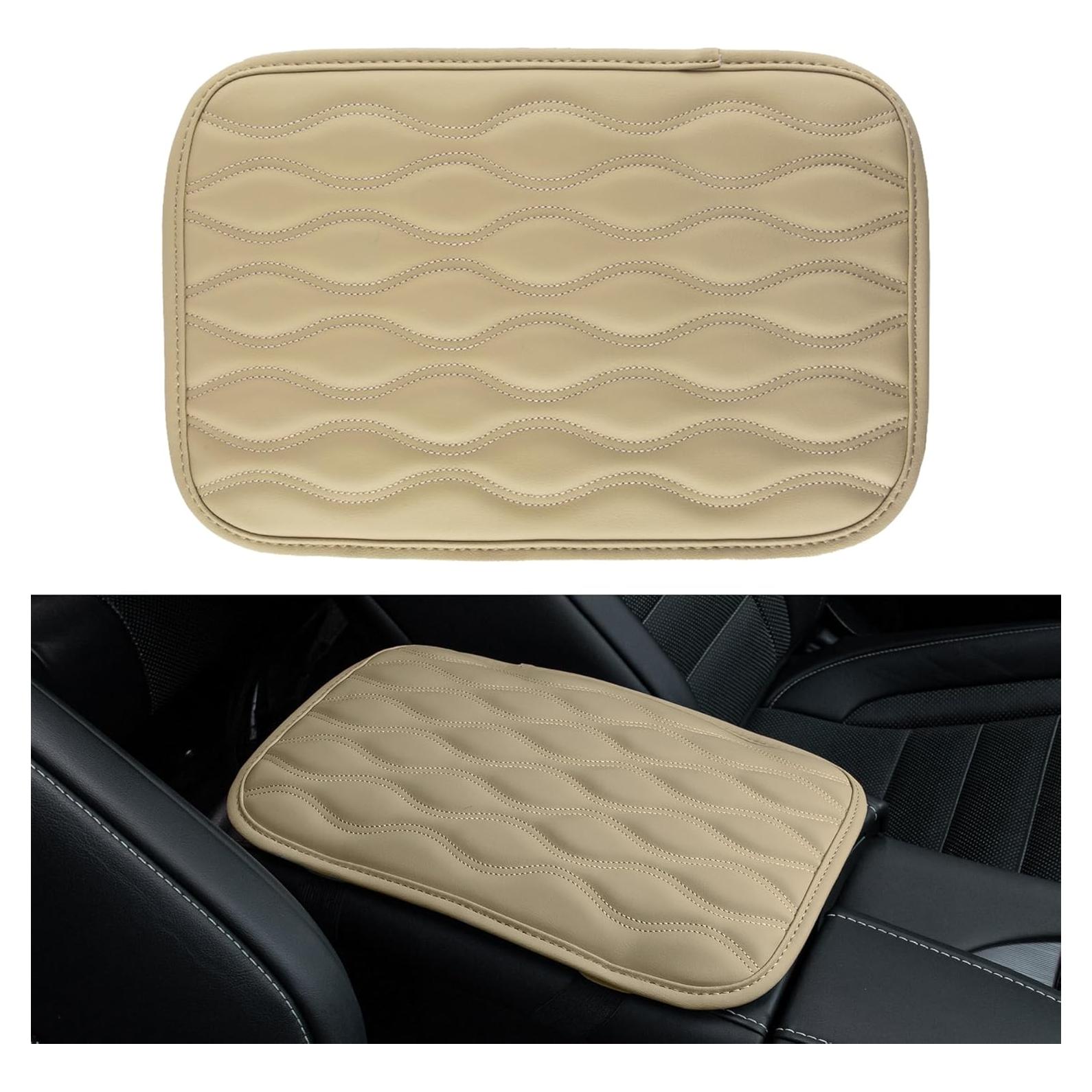 Funda Almohadilla Consola Central Auto Amiss Beige Universal