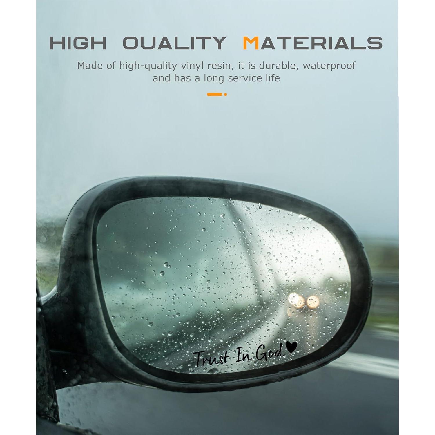 Calcomanías para Espejo Retrovisor SCUARI 4 Piezas Negro