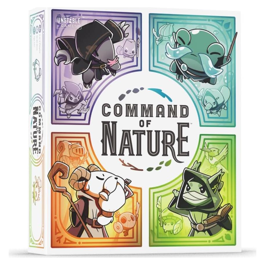 Juego de Cartas Command of Nature TeeTurtle - Estrategia 2-4 Jugadores