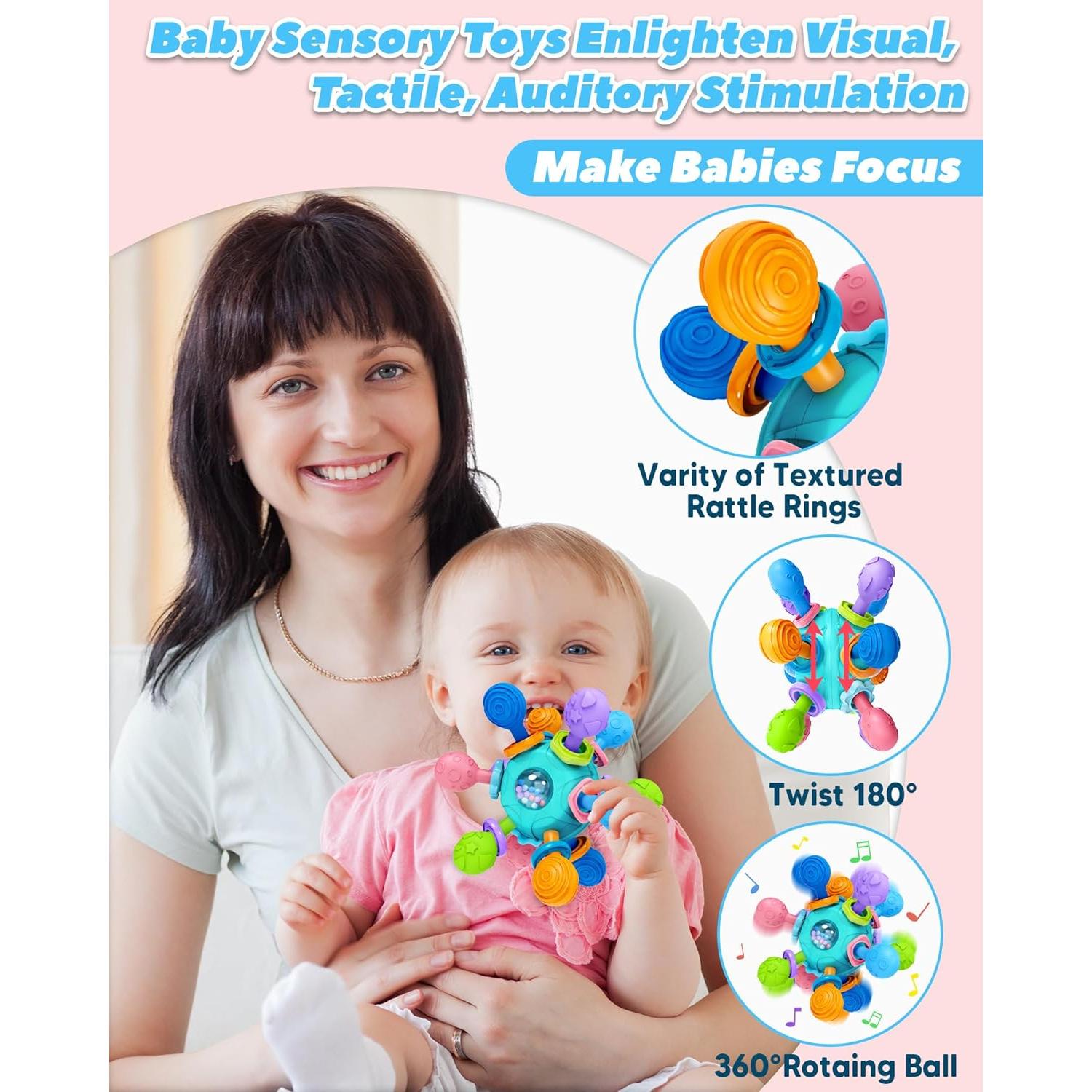 Juguete de Dentición Tonberless Verde para Bebés 0-12 Meses