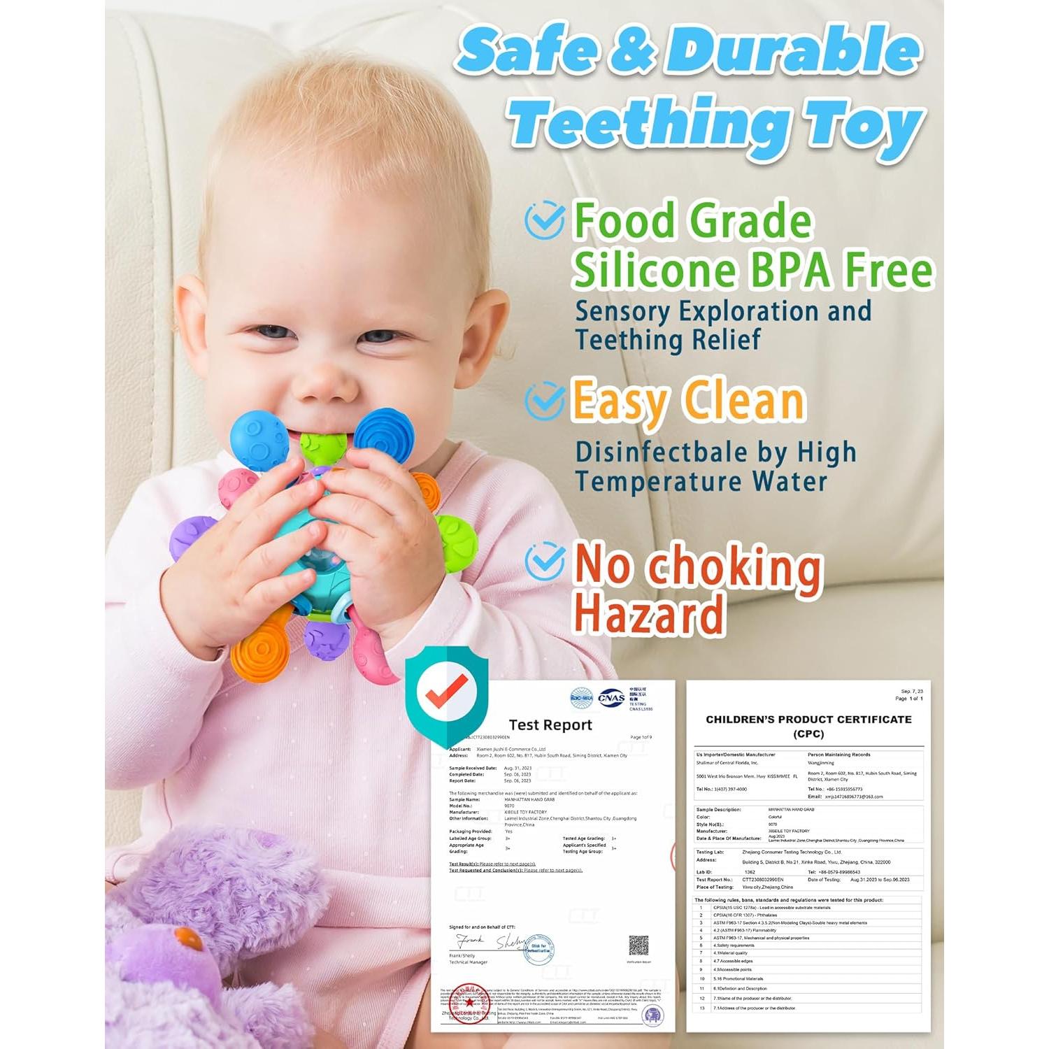 Juguete de Dentición Tonberless Verde para Bebés 0-12 Meses