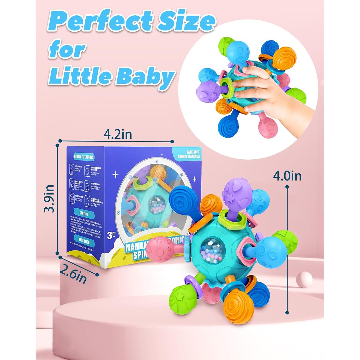 Juguete de Dentición Tonberless Verde para Bebés 0-12 Meses