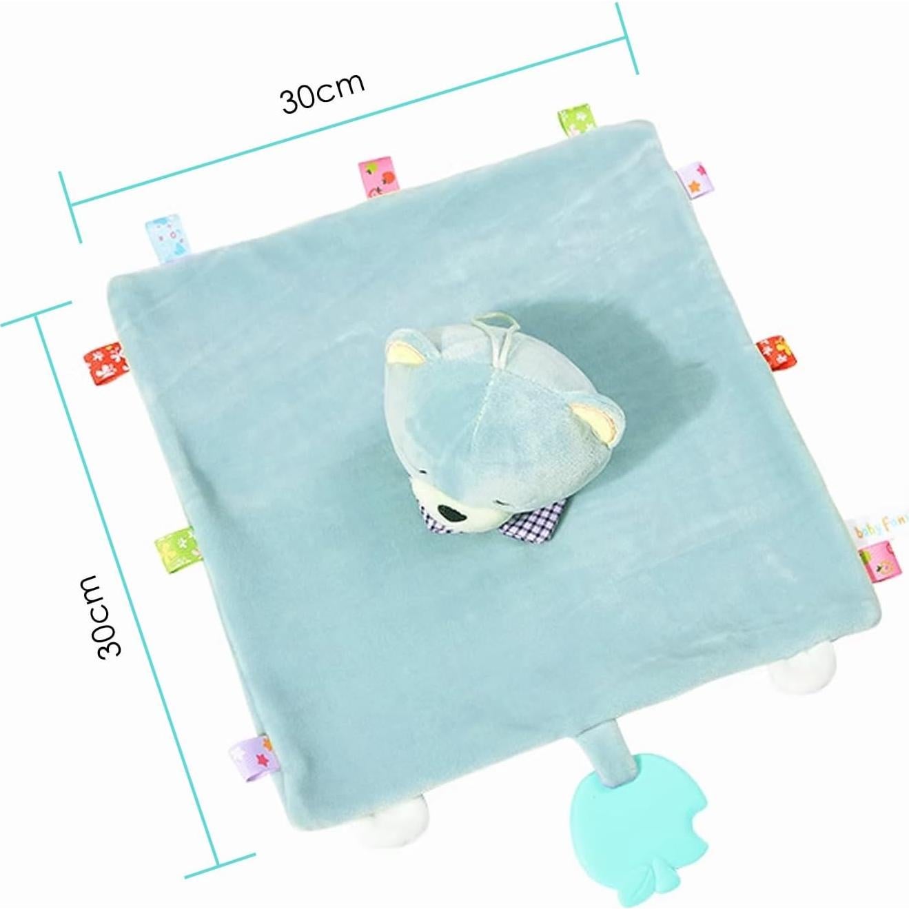 Infant Baby Stuffed Animal Activity Soft Toys with Multi-Sensory Crinkle, Rattle and Textures, for Tummy Time Newborn 0-3-6-12 Months Boys, Girls, Elephants