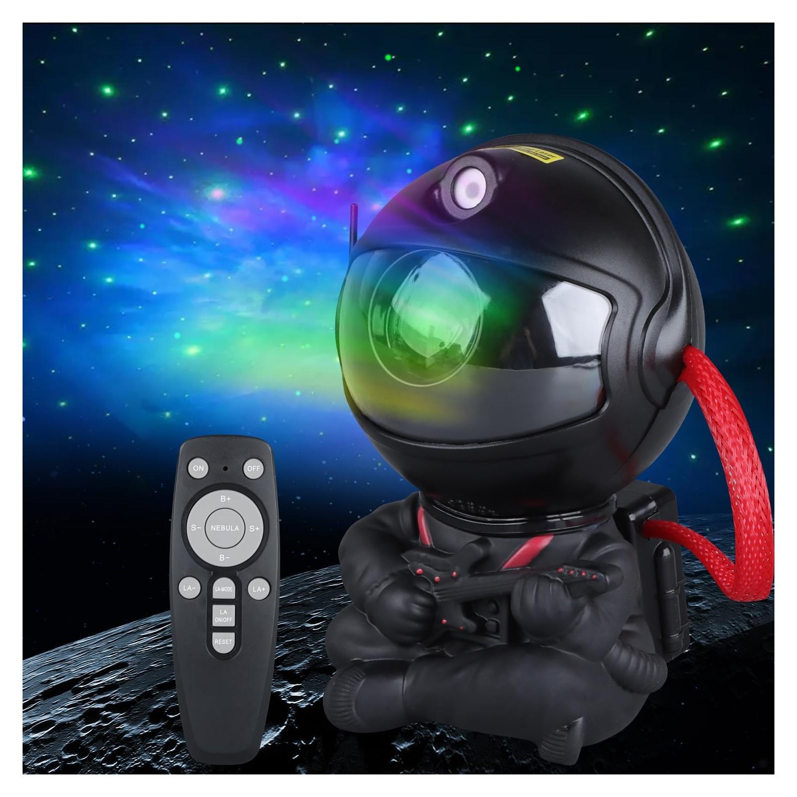 Proyector de Estrellas YXQUA Astronauta Luz Galáctica 8 Modos