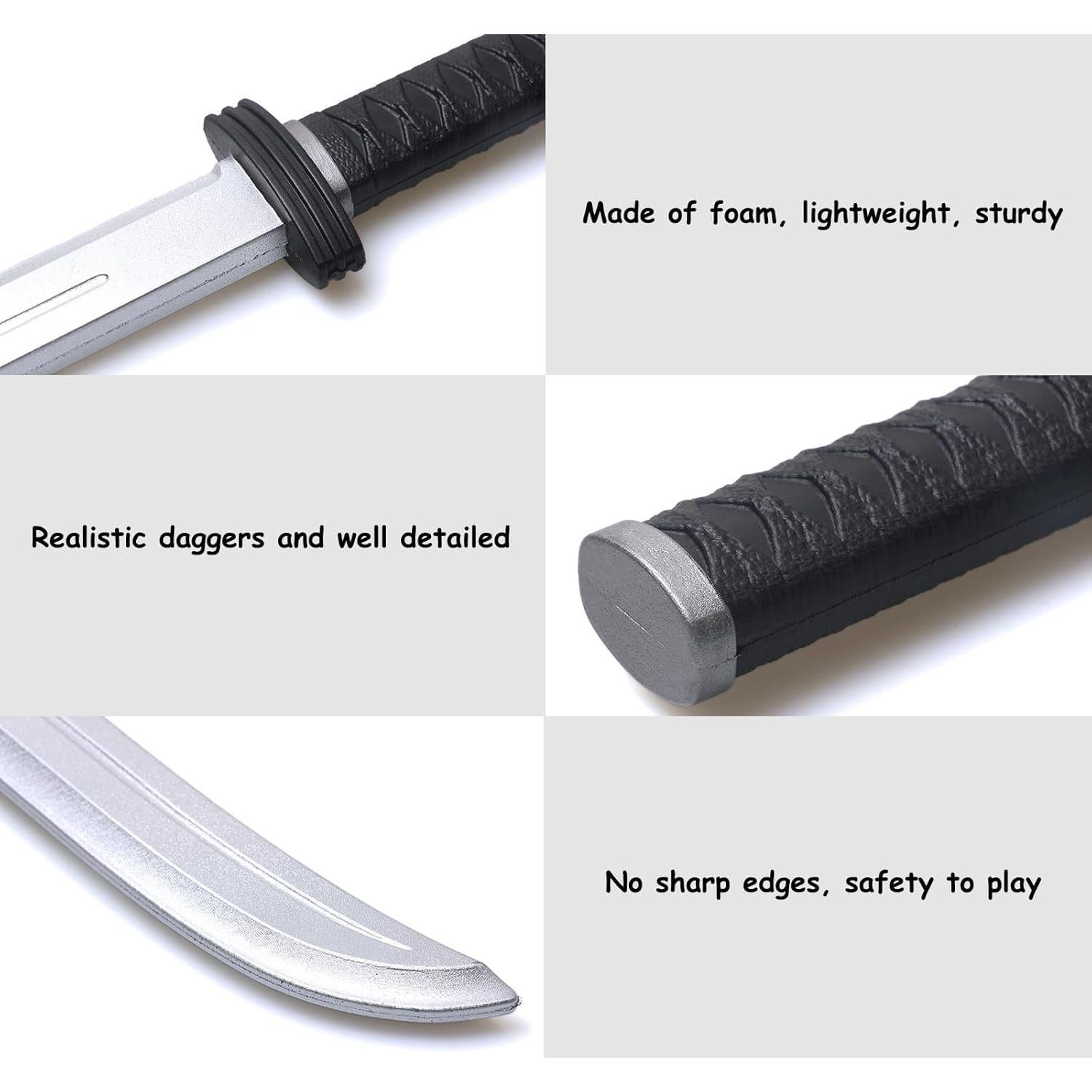 Espadas de Entrenamiento de Espuma DAYSTART 31.75 cm - 2 Paquete