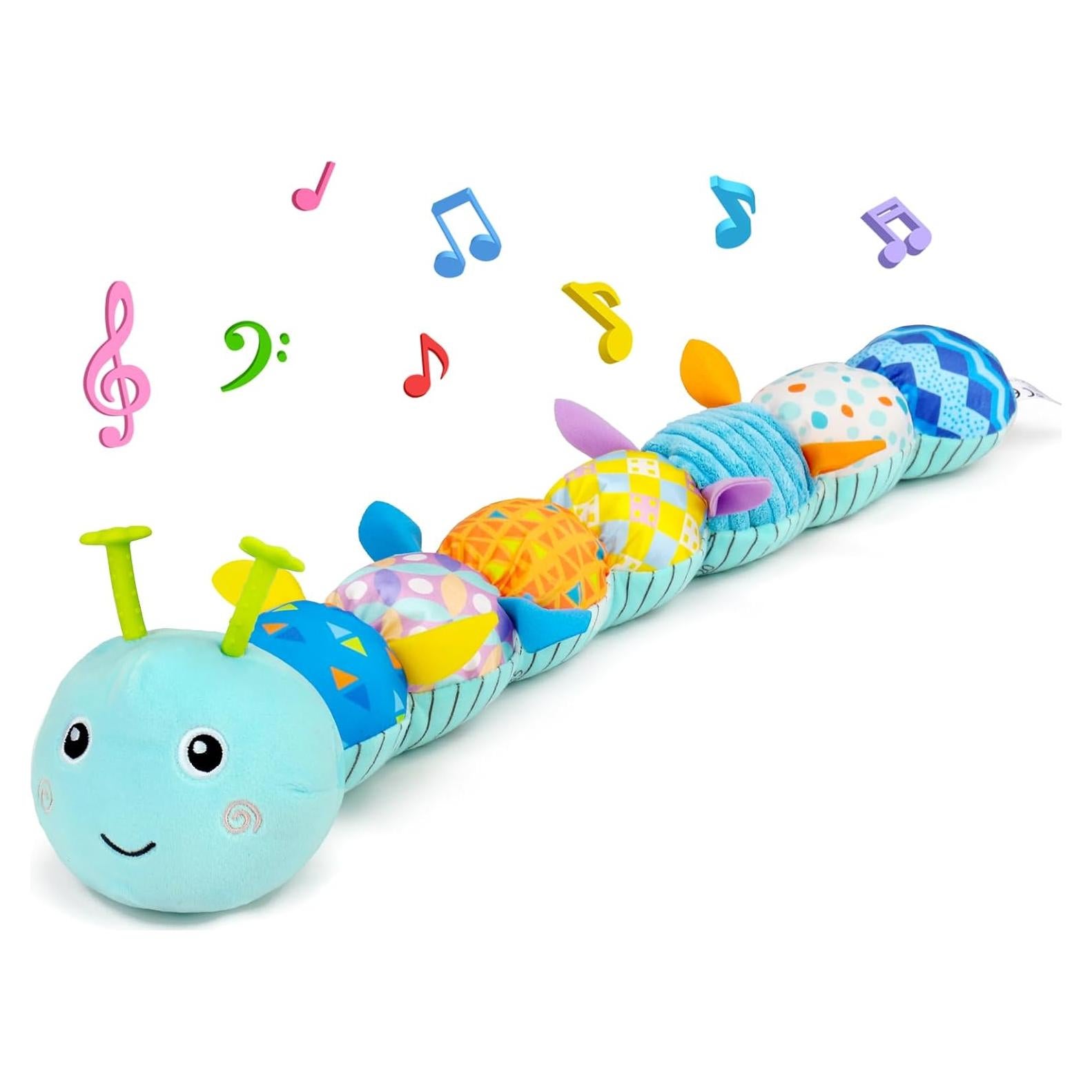 Juguete Musical de Peluche Oruga para Bebés 0-12 Meses