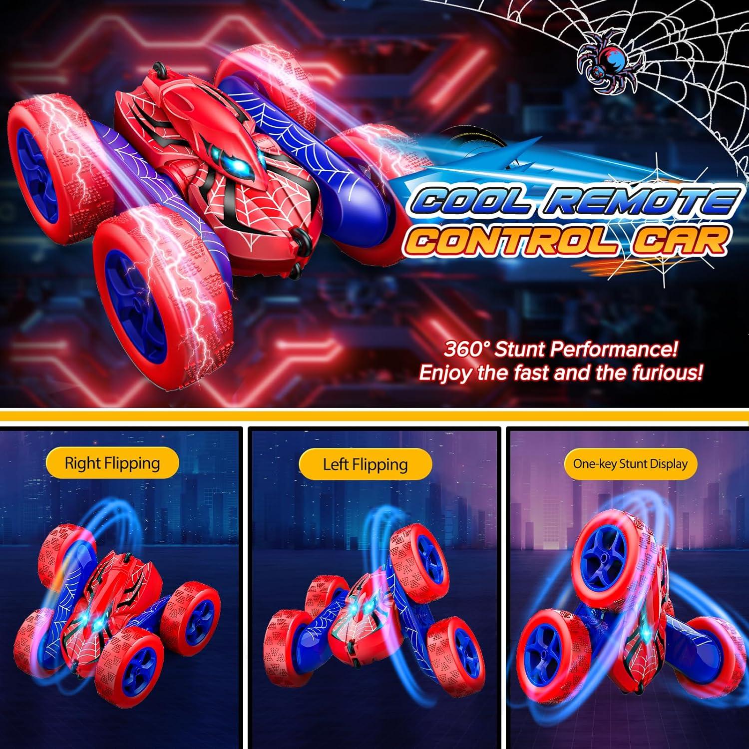 Coche RC Acrobático 4WD SYOKZEY Rojo 360 Grados 15 km/h