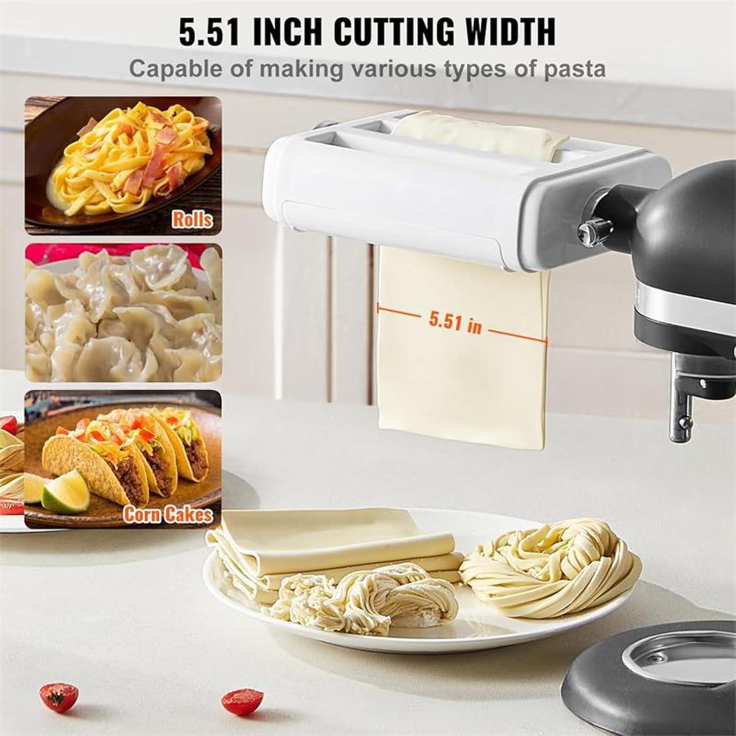 FAMKIT Accesorio para Pasta KitchenAid 3 en 1 14 cm