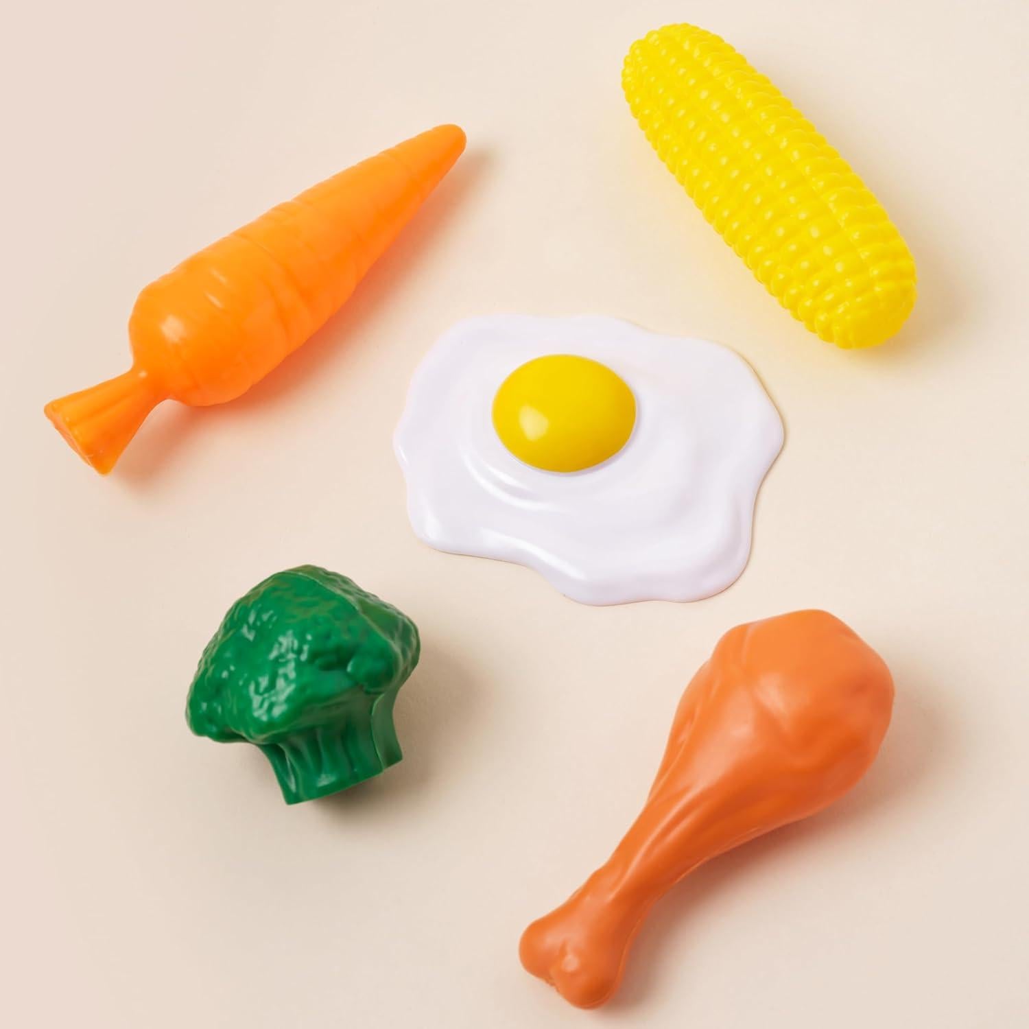 Juego de Utensilios de Cocina KidKraft 11 Piezas con Comida