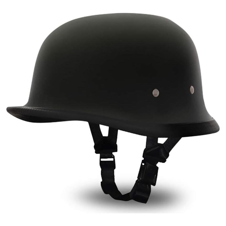 Casco de Motocicleta Daytona Helmets Estilo Alemán Negro Mate