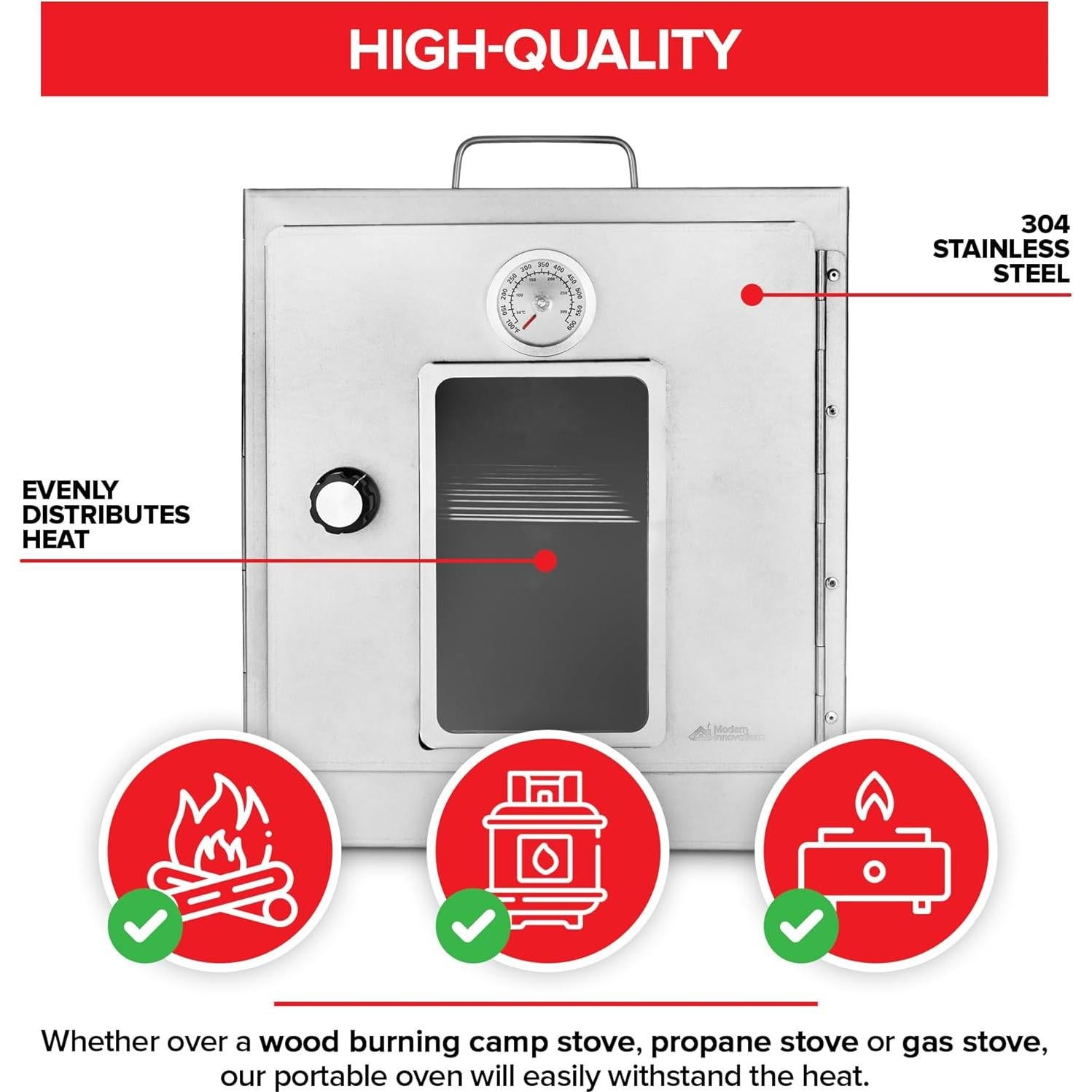 Horno de Camping Plegable Modern Innovations 30x29 cm