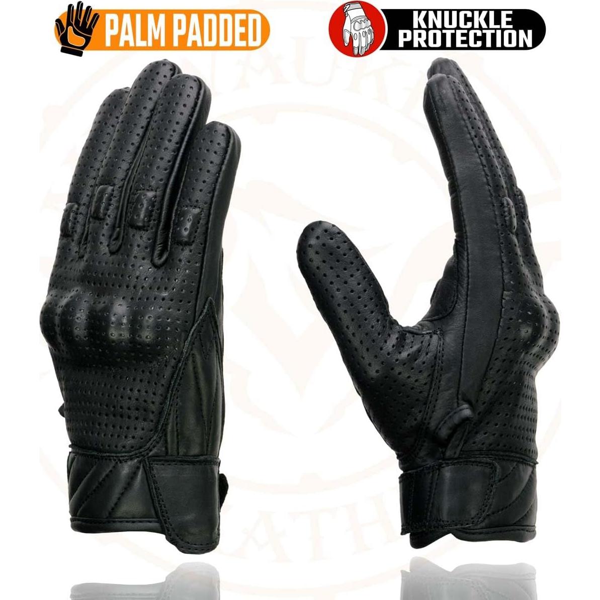 Guantes de Cuero para Motocicleta Milwaukee Leather MG7500 - X-Pequeño