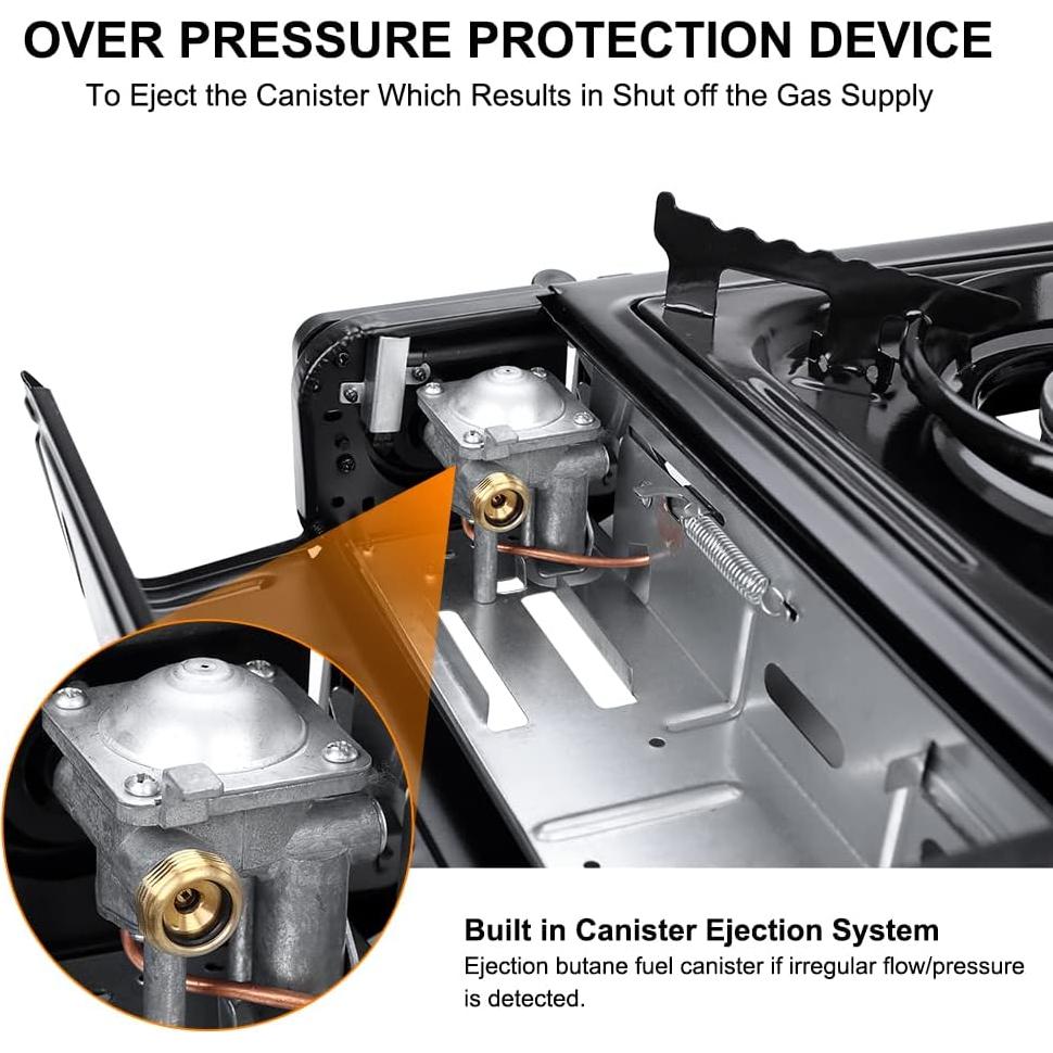 Estufa Portátil Doble Combustible Camplux JK-5310 1.5kg