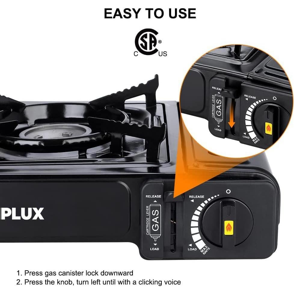 Estufa Portátil Doble Combustible Camplux JK-5310 1.5kg