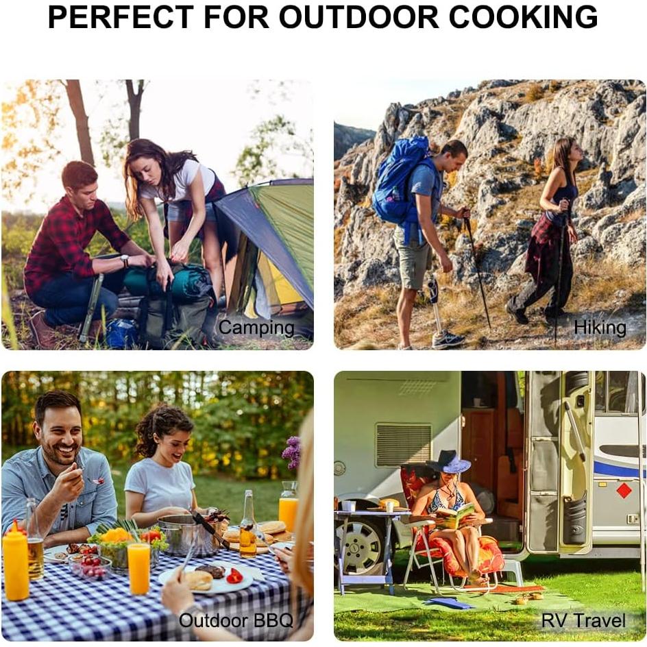 Estufa Portátil Doble Combustible Camplux JK-5310 1.5kg