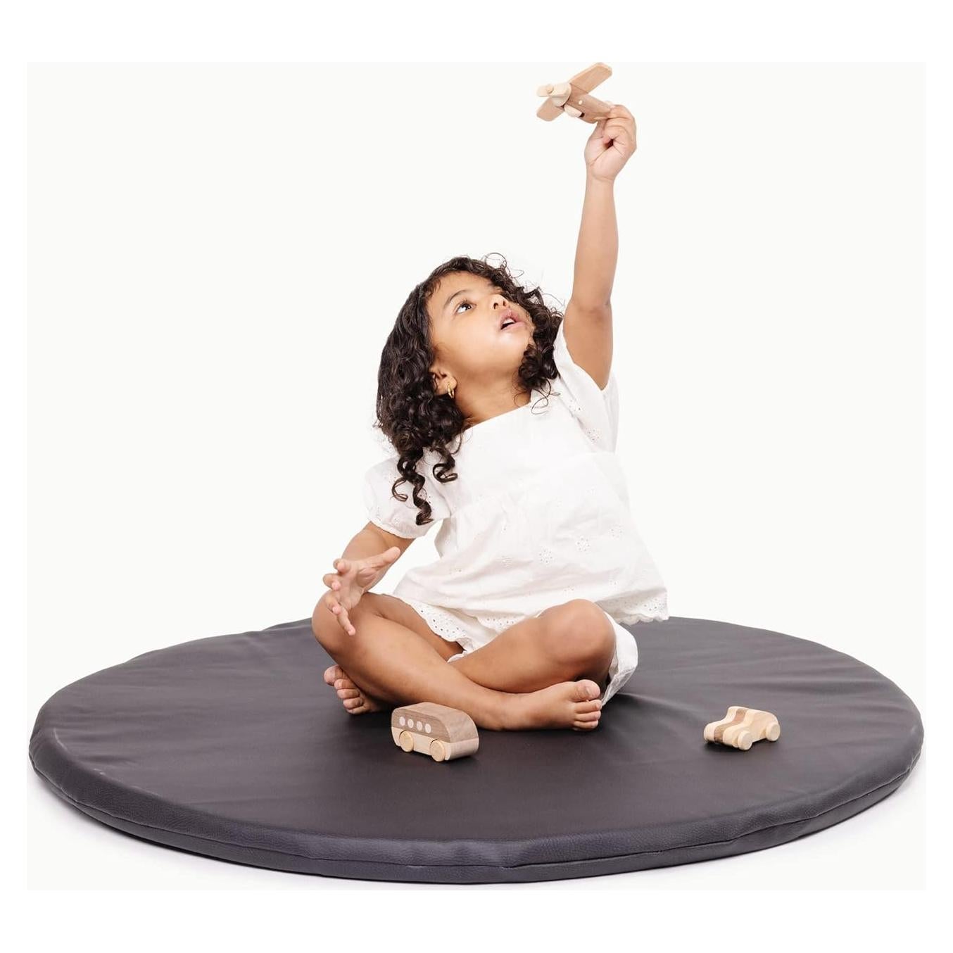 Alfombra de Juego Gathre Redonda Acolchada 91x91 cm Cuervo