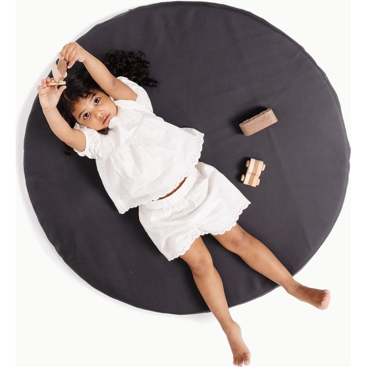 Alfombra de Juego Gathre Redonda Acolchada 91x91 cm Cuervo