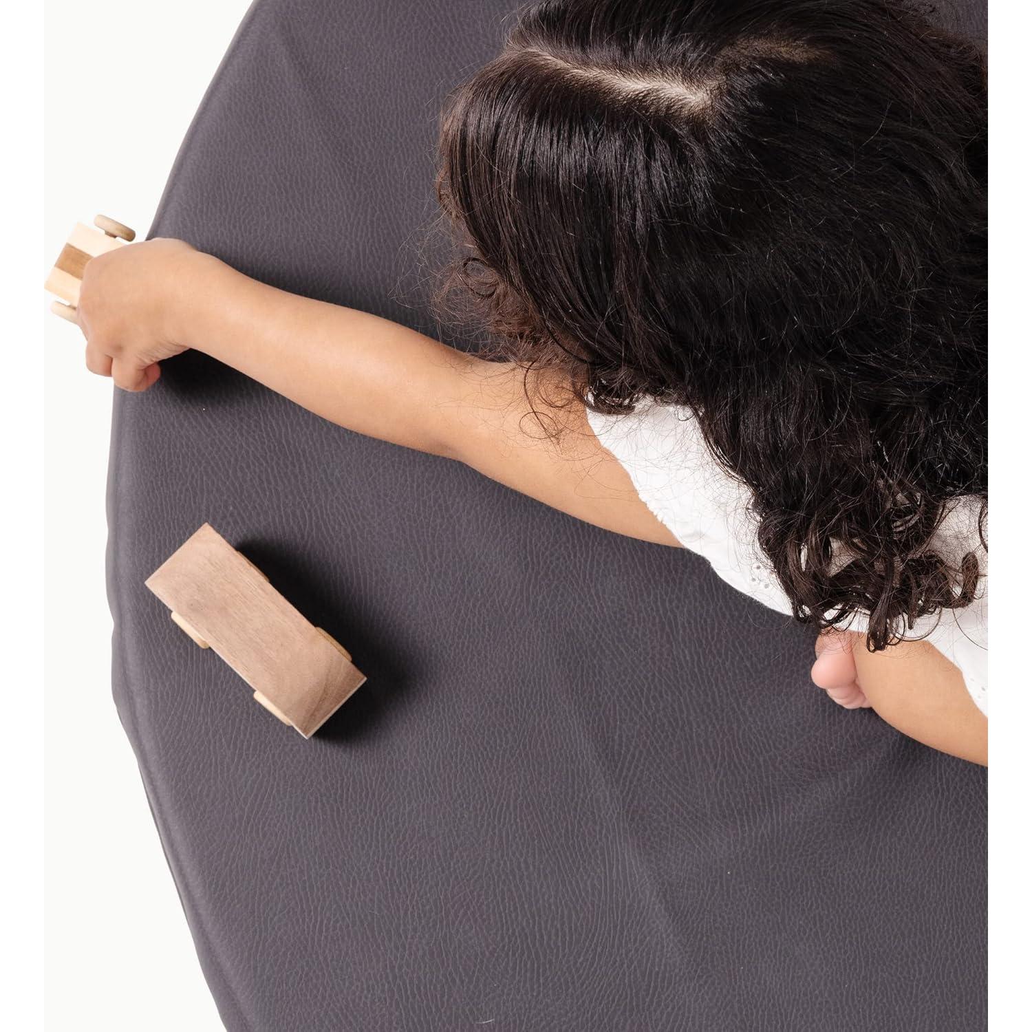 Alfombra de Juego Gathre Redonda Acolchada 91x91 cm Cuervo