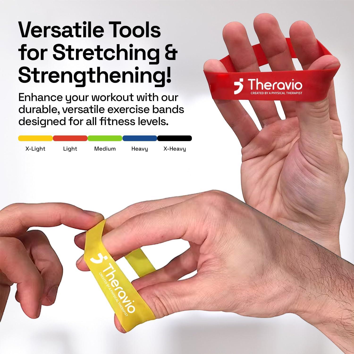 Kit de Terapia de Mano Theravio - Fortalecedor de Agarre y Dedos