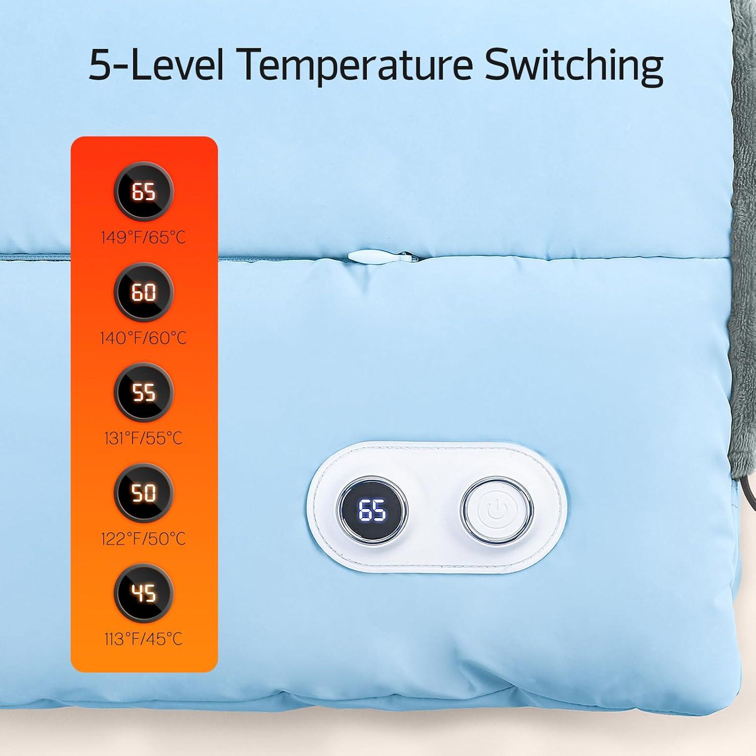 Calentador de Manos Eléctrico HAPAW 10000mAh Ajustable 5 Niveles