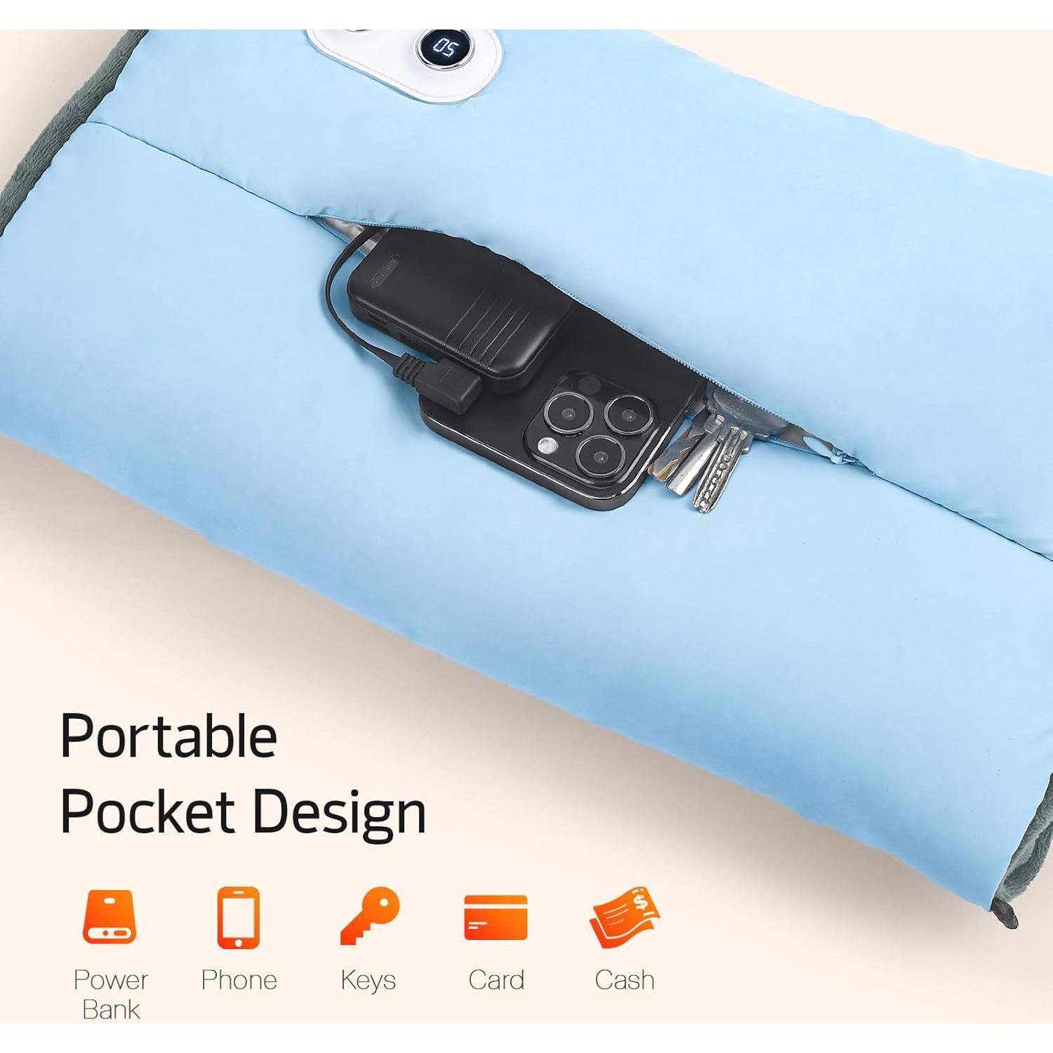 Calentador de Manos Eléctrico HAPAW 10000mAh Ajustable 5 Niveles