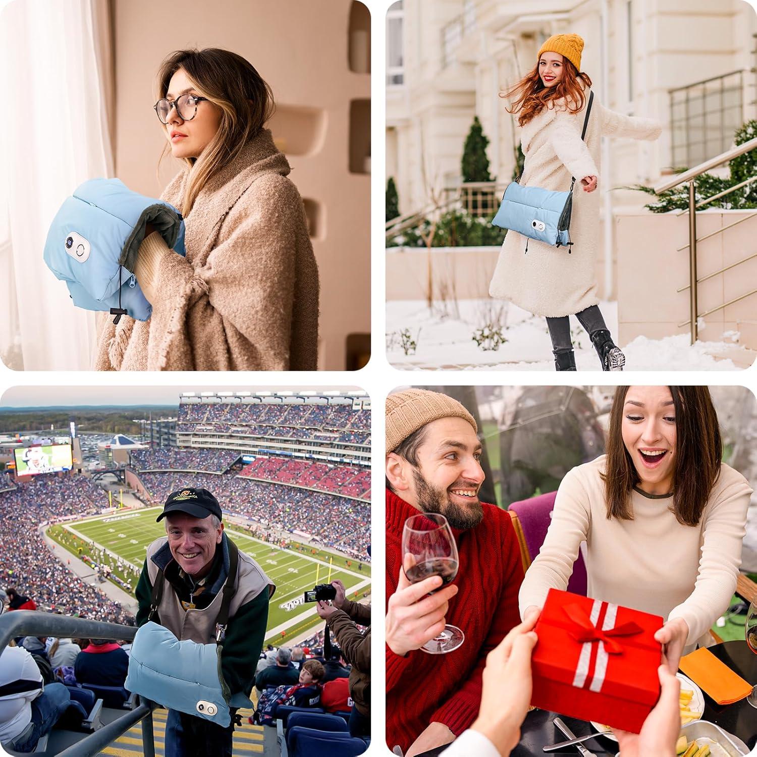 Calentador de Manos Eléctrico HAPAW 10000mAh Ajustable 5 Niveles