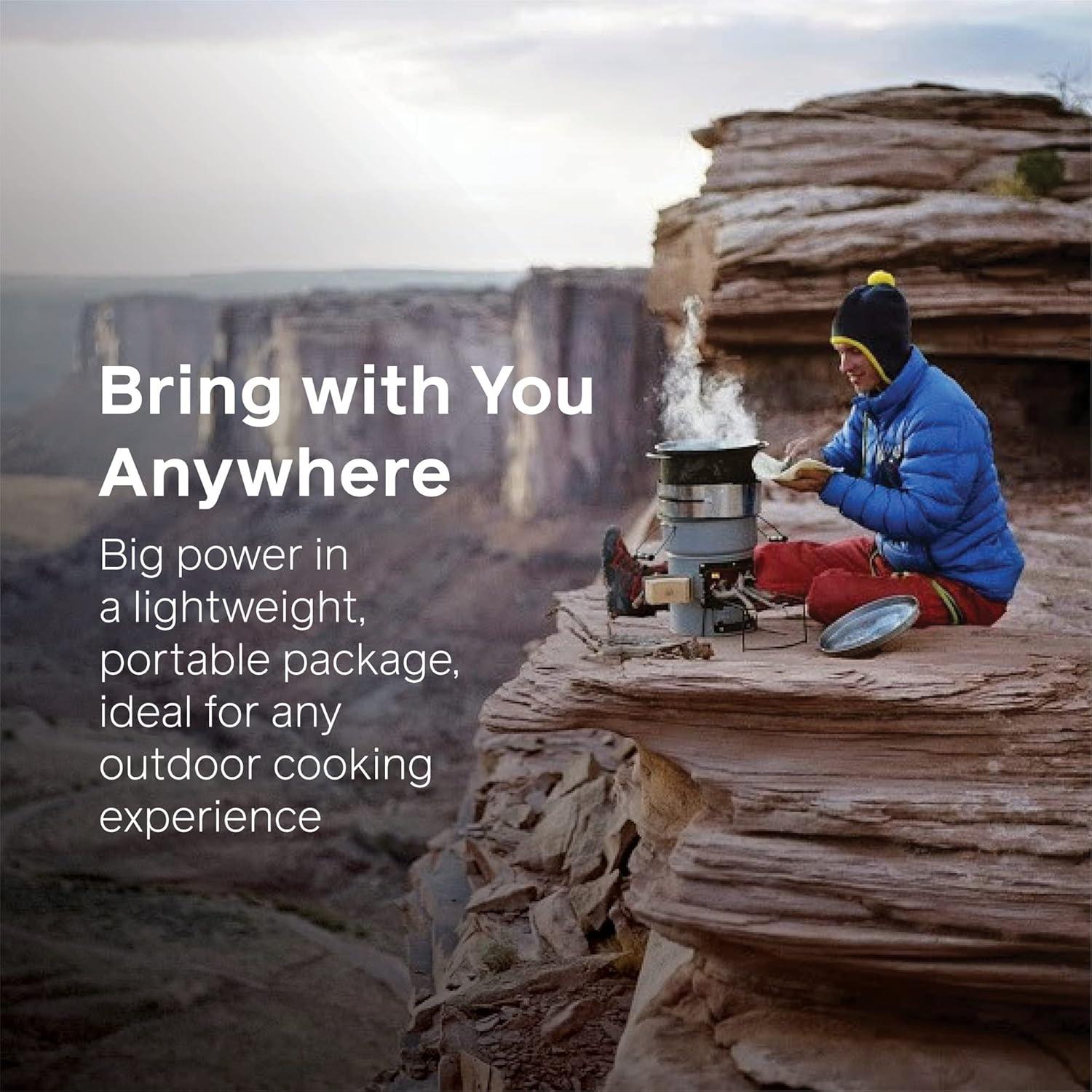 Estufa Cohete EcoZoom Versa Doble Combustible 6,44 kg