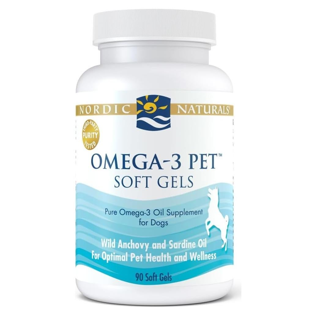 Omega-3 para Mascotas Nordic Naturals - 90 Gelatinas Blandas - 330 mg DHA