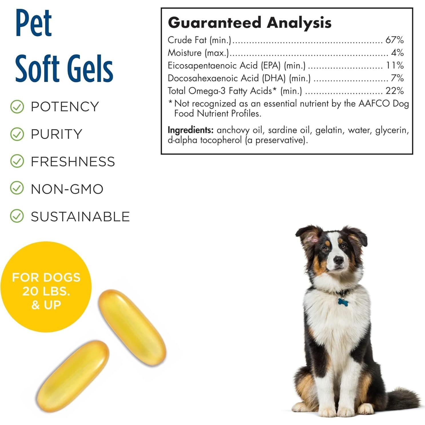 Omega-3 para Mascotas Nordic Naturals - 90 Gelatinas Blandas - 330 mg DHA