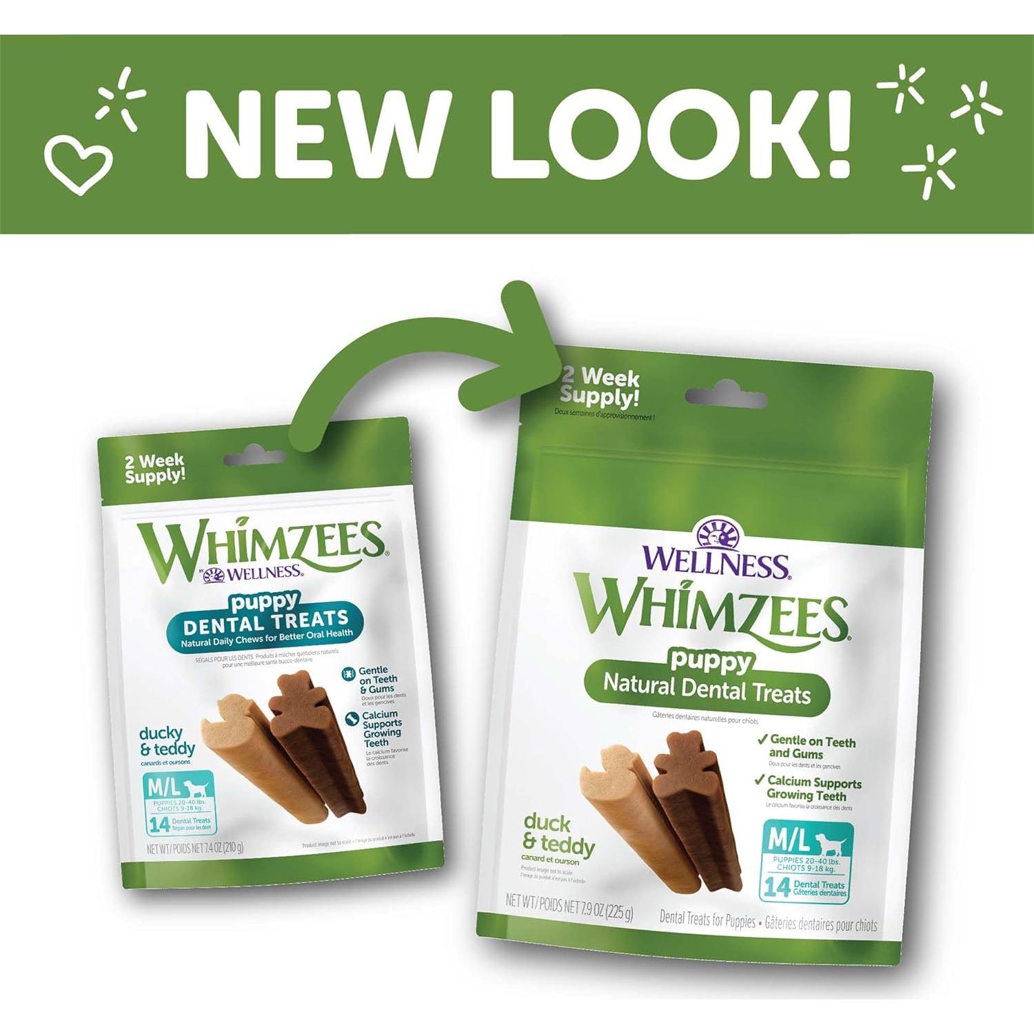 Golosinas Dentales para Cachorros Wellness WHIMZEES 14 Unidades