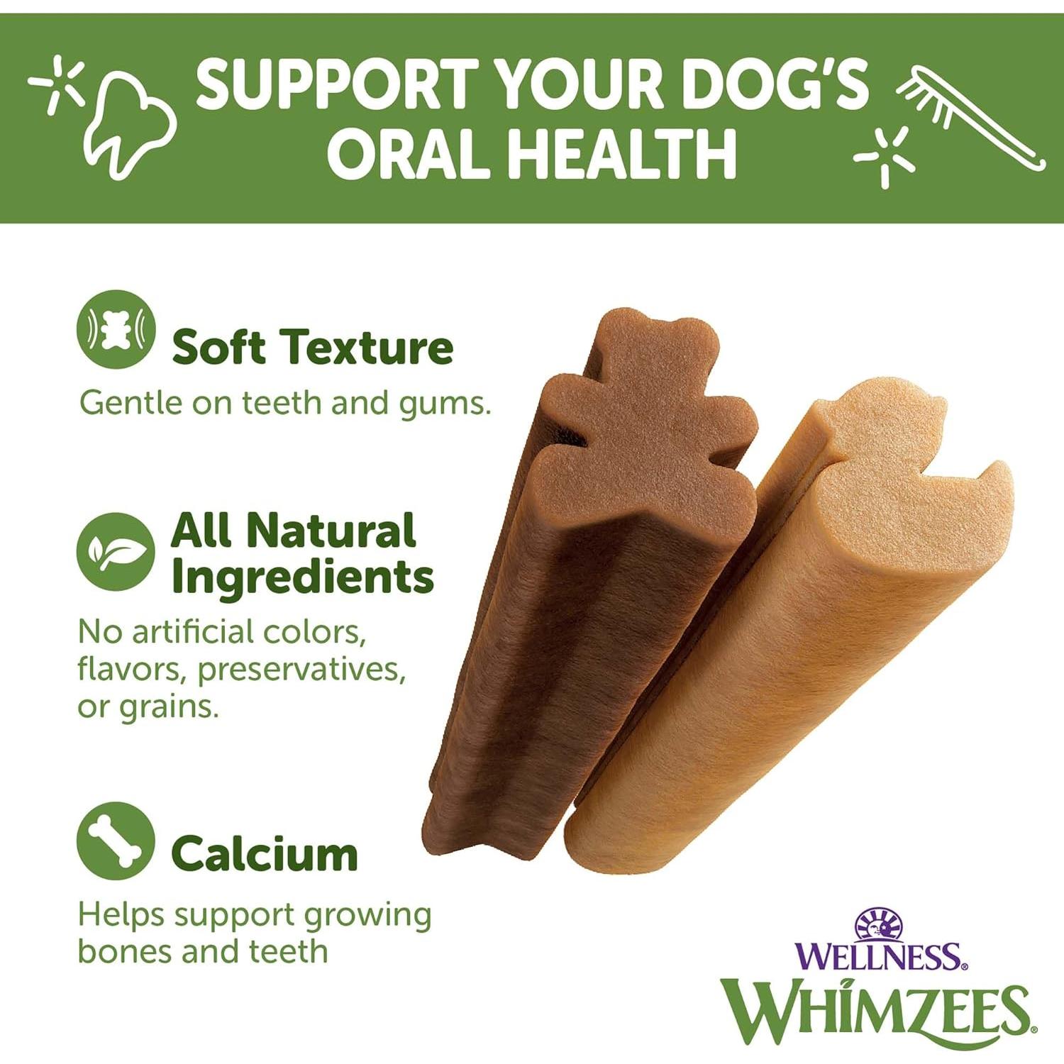 Golosinas Dentales para Cachorros Wellness WHIMZEES 14 Unidades