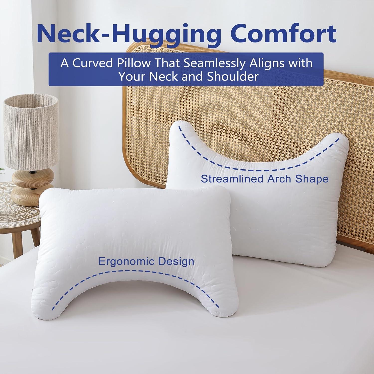 Almohada de Cuello Shatex Queen 71x51 cm Extra Firme